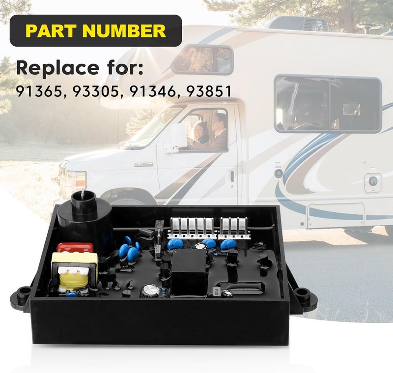 YEHERIT Upgraded 91365 RV Water Heater Ignition Control Circuit Board Compatible with Atwood Dometic GC10A-4E GC6AA-10E GCH6A-10E GCH10A-4E WH6GEA XT WH10GEA, Replace# 91346 93851 93305, Gas Electric 12VDC - Image 3